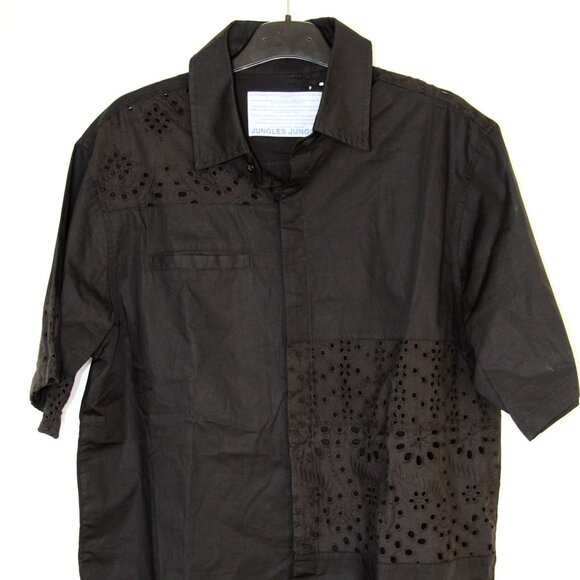 BNWT SS24 JUNGLES JUNGLES BRODERIE ANGLAISE SHIRT L - Picture 2 of 11